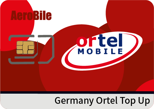 Germany Ortel - Sim Topup - & Germany €10,€15,€20 topup Europe AeroBile翔翼通訊 -